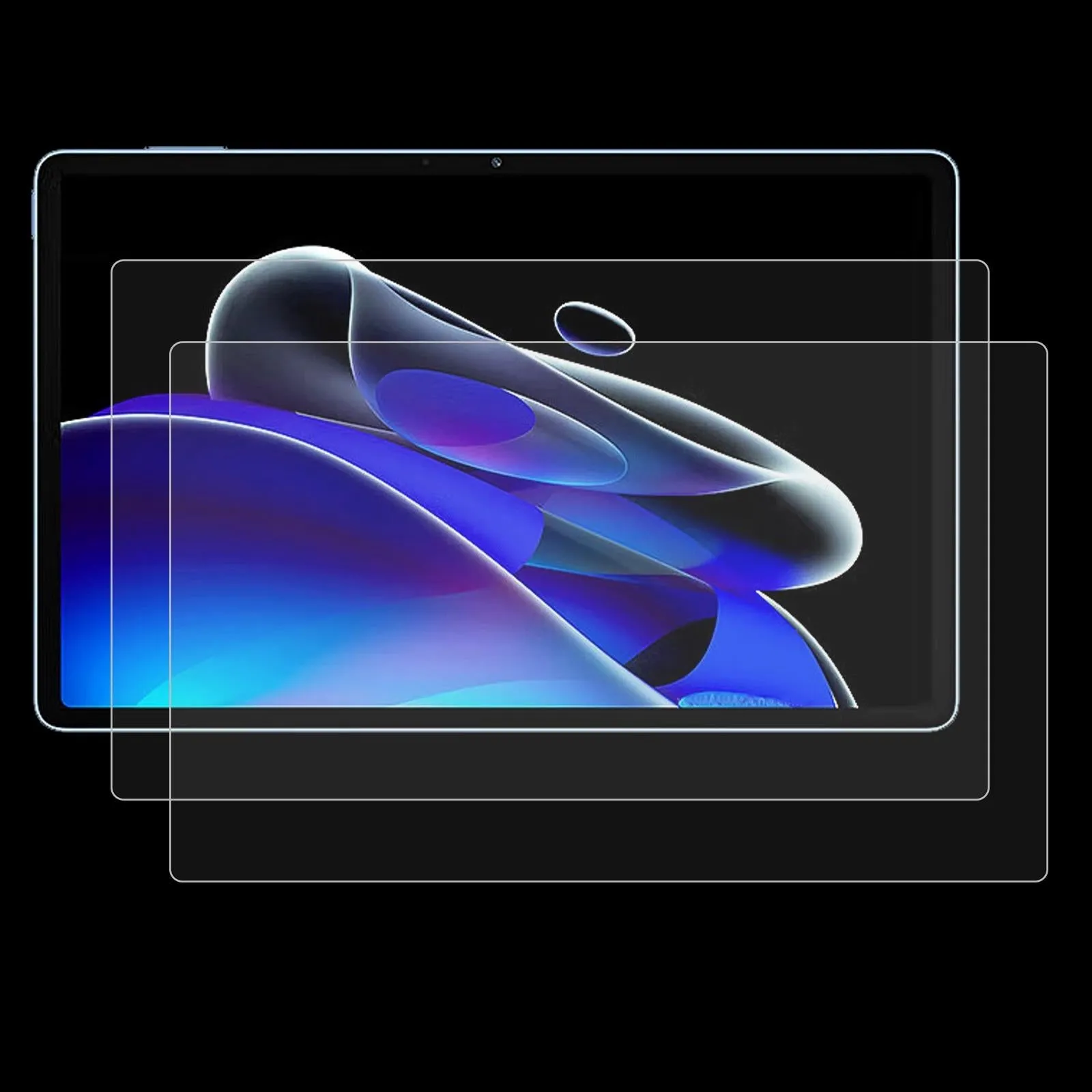 2-Pack 9H Tempered Glass Film For Realme Pad X - 0.3Mm Thickness