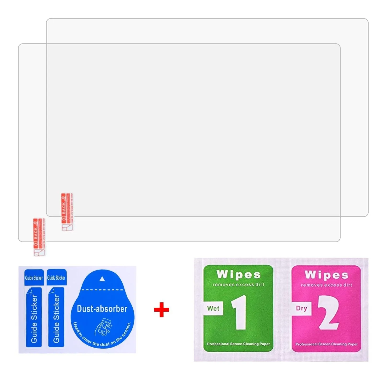 2-Pack 9H Tempered Glass Film For Realme Pad X - 0.3Mm Thickness