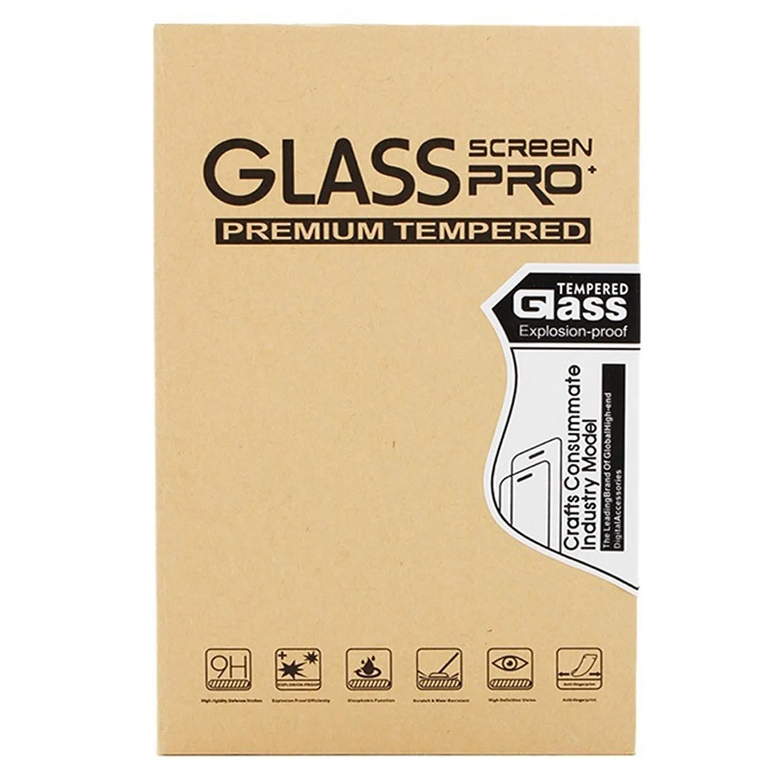 2-pack 9h Tempered Glass Film for Samsung Galaxy Tab a 8.0