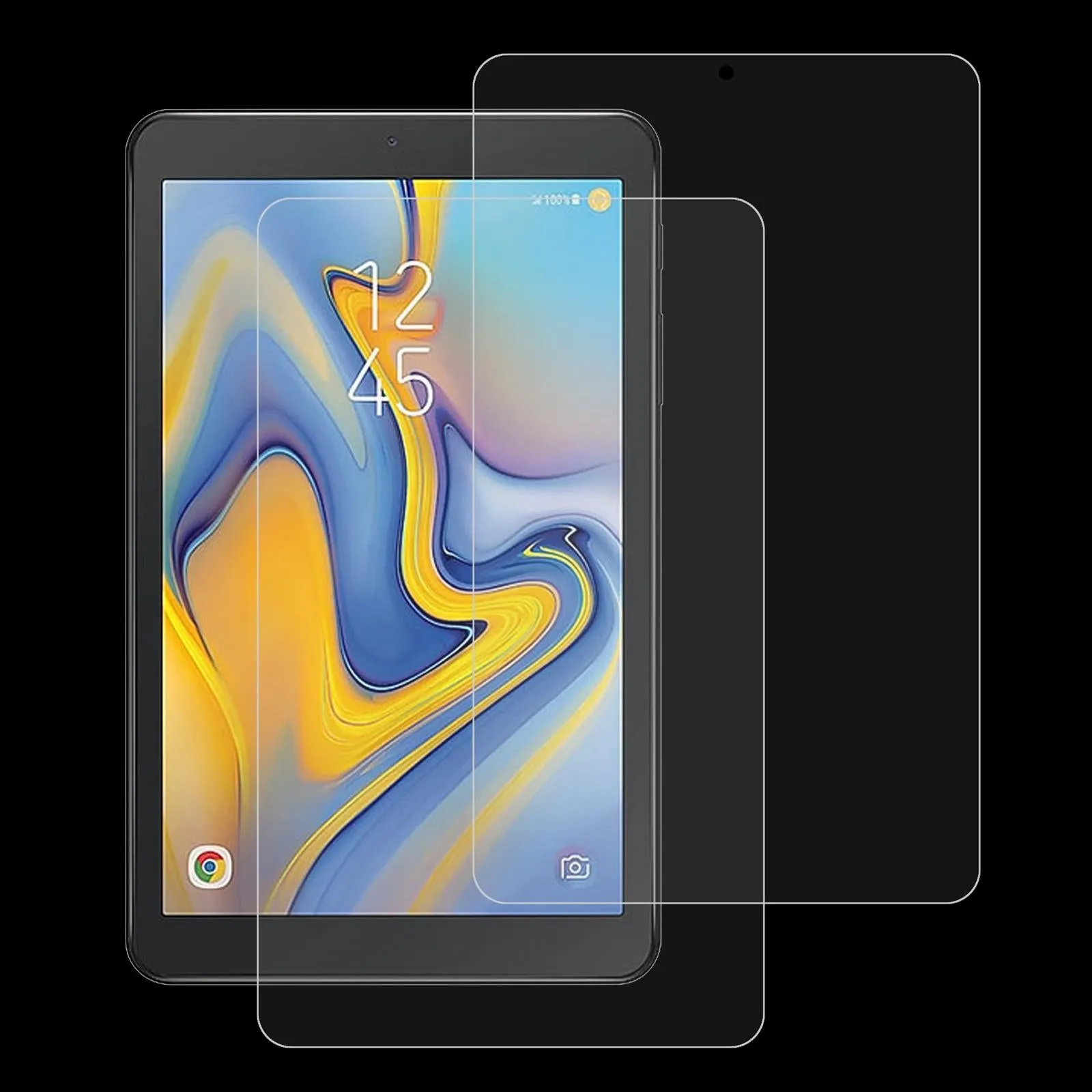 2-pack 9h Tempered Glass Film for Samsung Galaxy Tab a 8.0