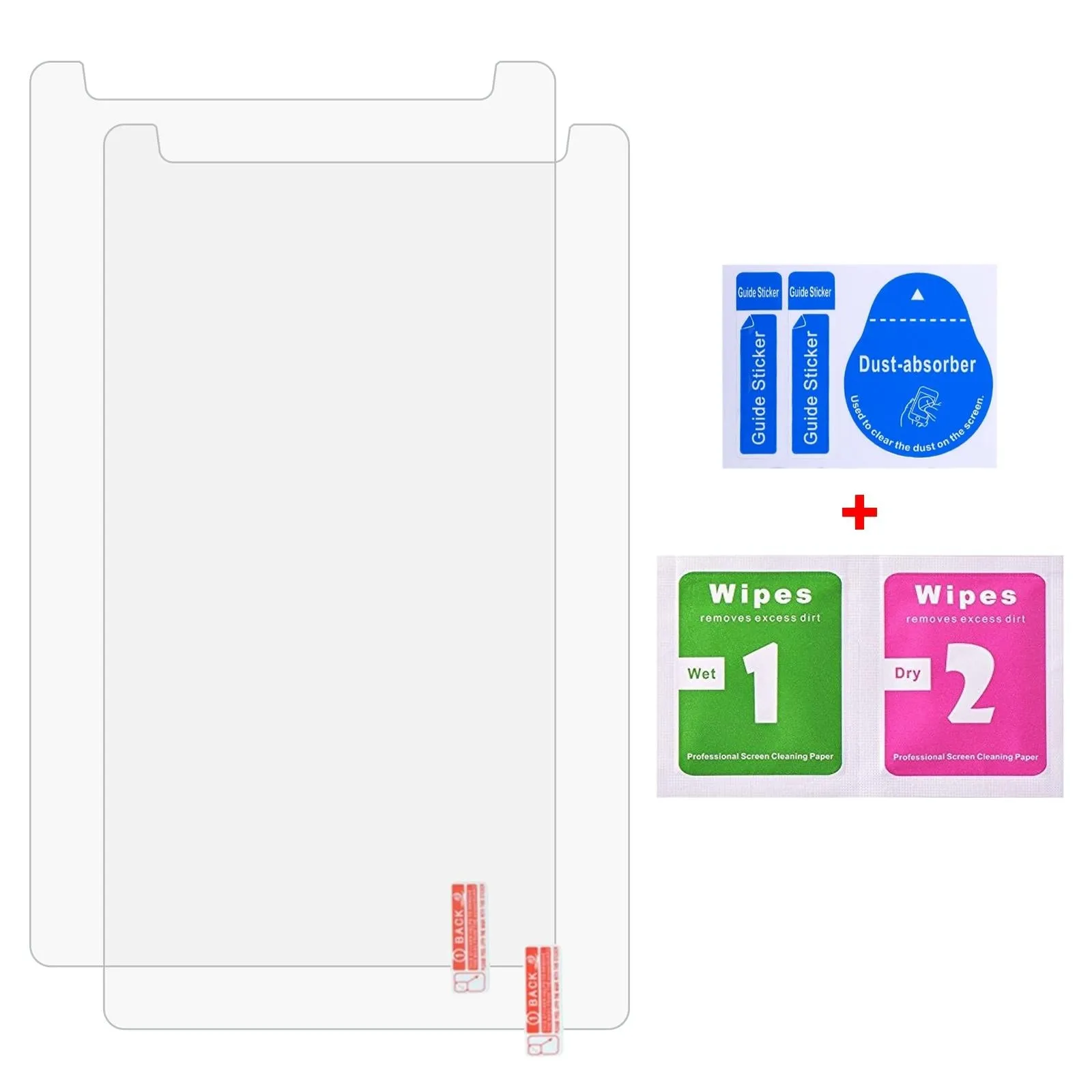 2-Pack Tempered Glass Film For Blackview Tab 5 Tablet - 9H 2.5D Explosion-Proof