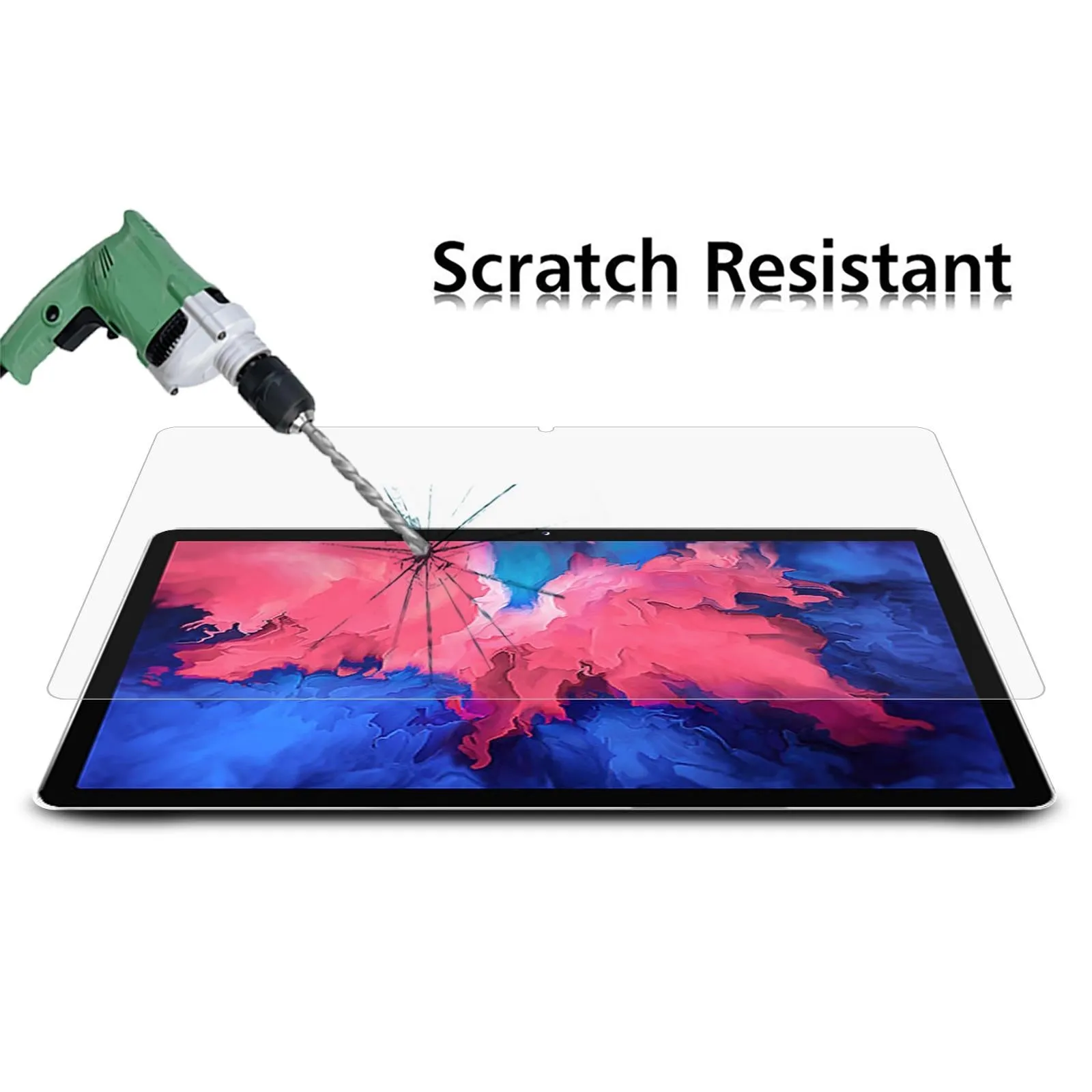 2 Pcs 9H Tempered Glass Film For Lenovo Pad / Pad Plus - Explosion-Proof