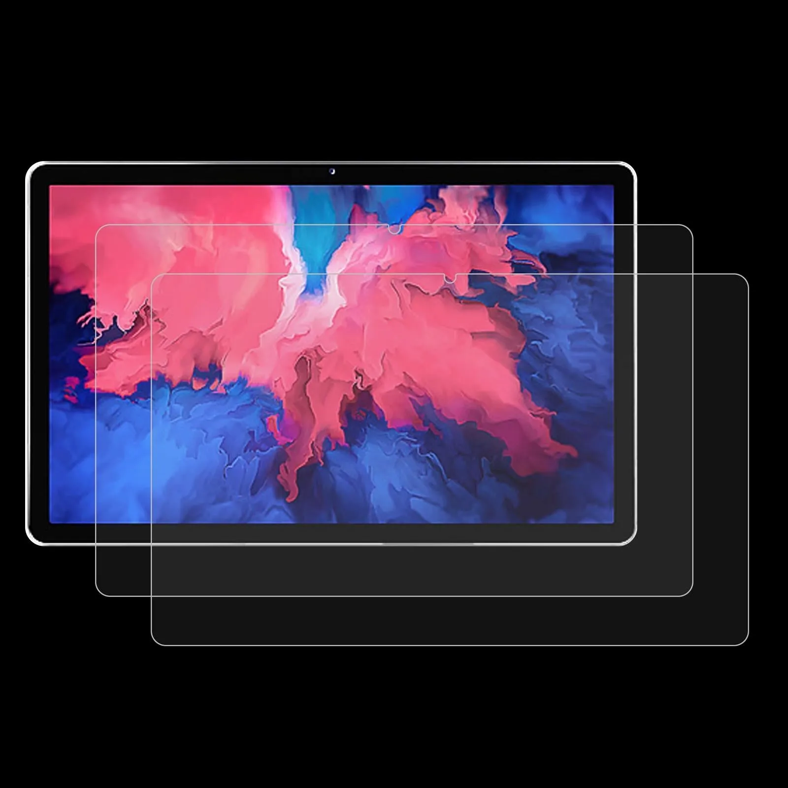 2 Pcs 9H Tempered Glass Film For Lenovo Pad / Pad Plus - Explosion-Proof