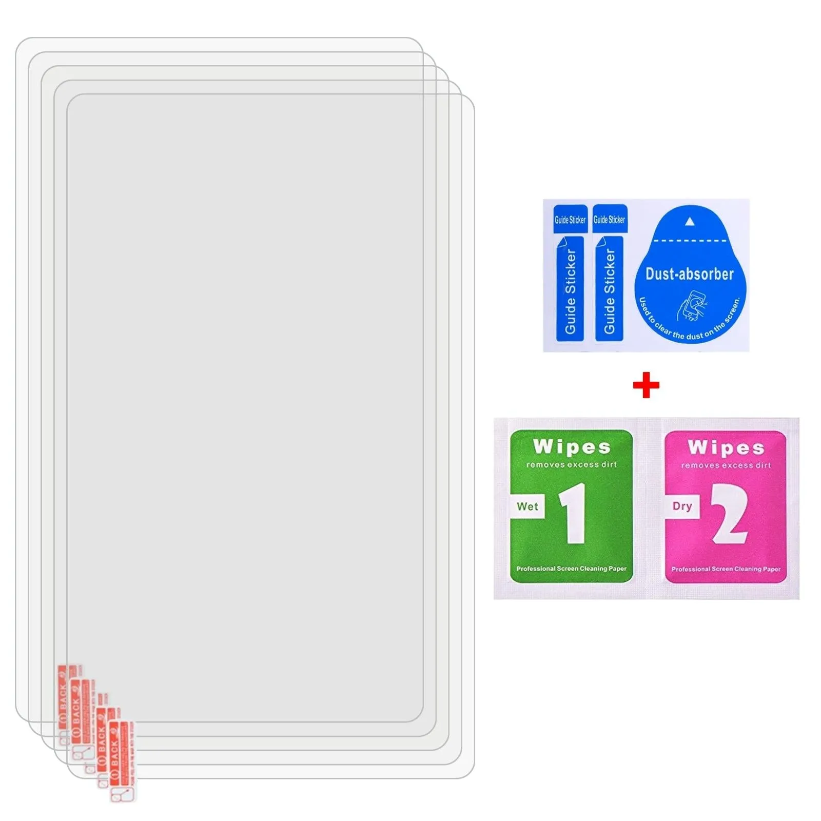 25-Pack Tempered Glass Film For Alcatel 1T 10 Tablet - 9H 2.5D Explosion-Proof