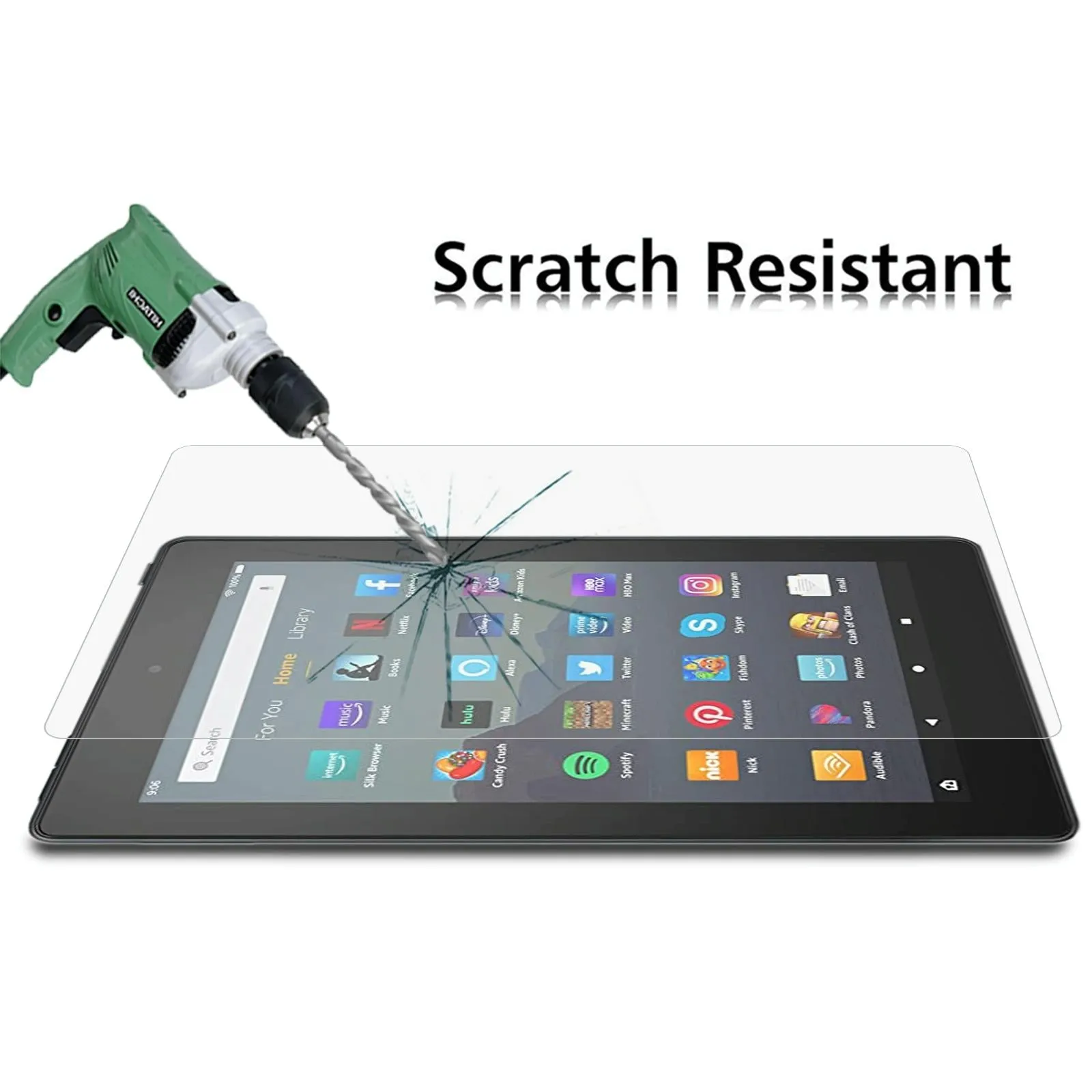 25-Pack Tempered Glass Film For Amazon Kindle Fire 7 2019