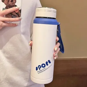600ml Stainless Steel Thermos Bottle with Lid