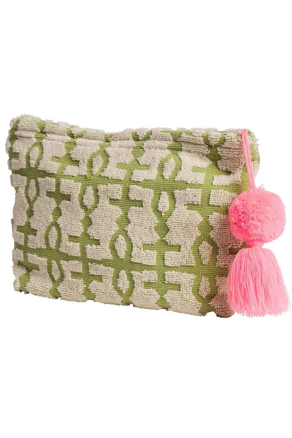 AMATA TERRY POUCH - PALM LARGE