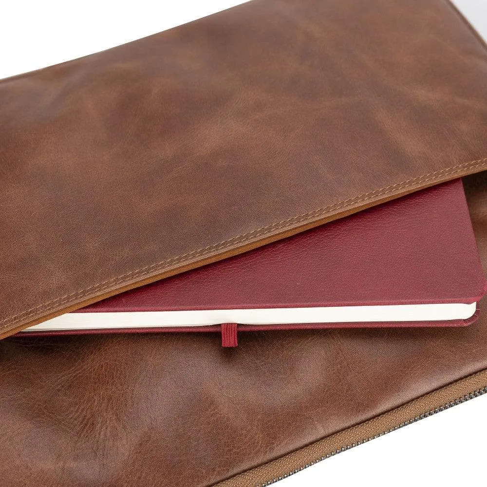AWE Genuine Leather Sleeves / Cases for 11", 13", 15", 16" MacBook and iPad