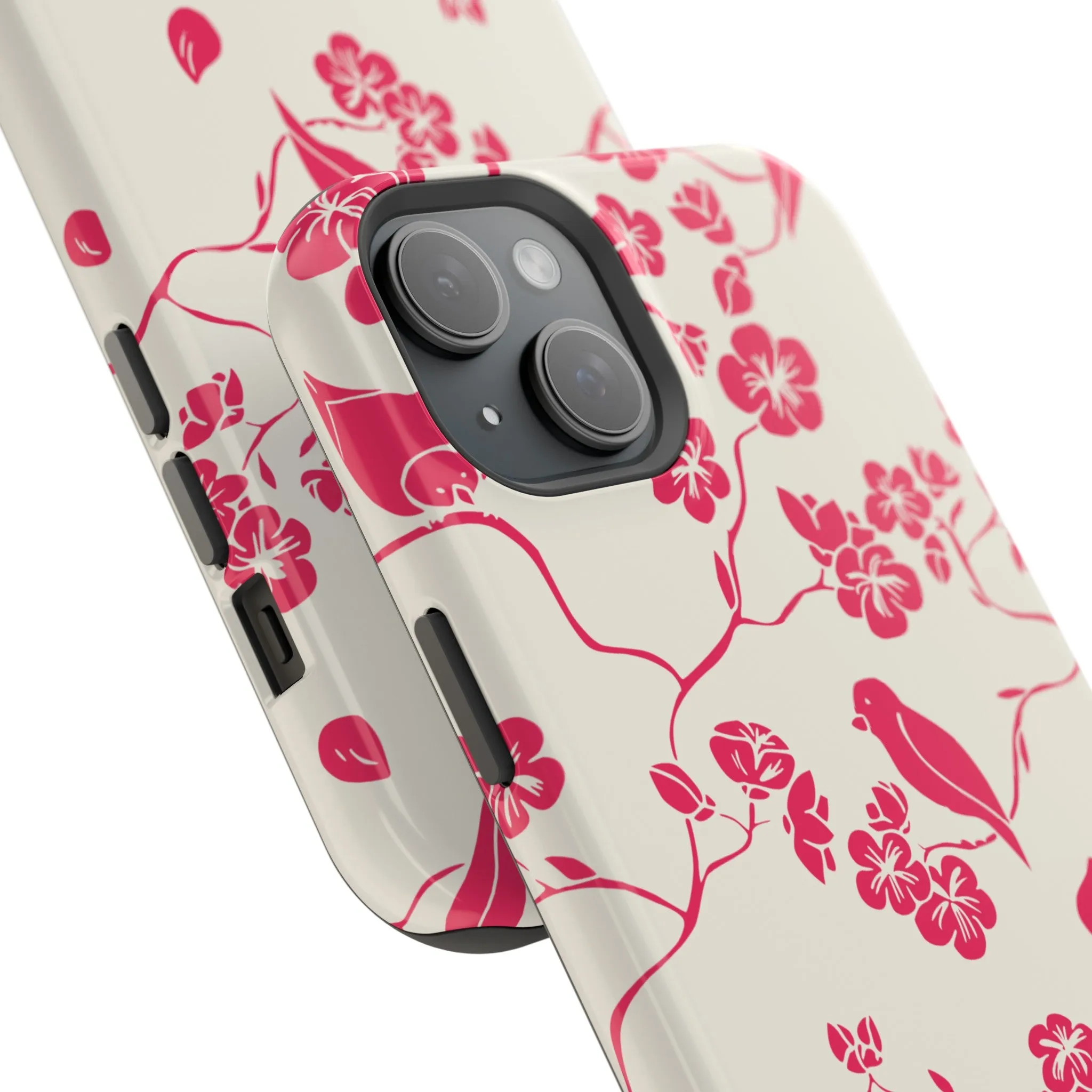 Birdsong Blooms | Red Floral Case
