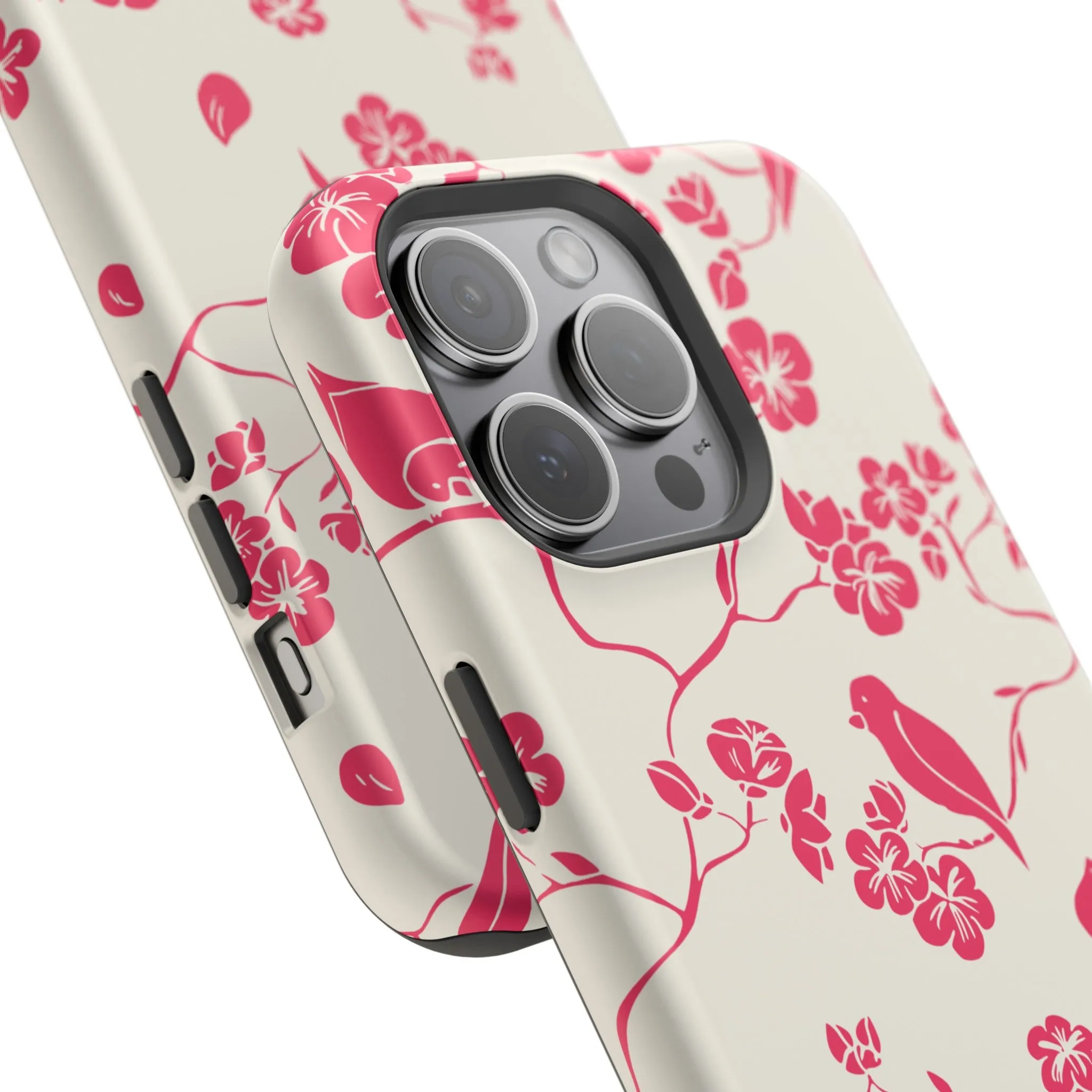 Birdsong Blooms | Red Floral Case