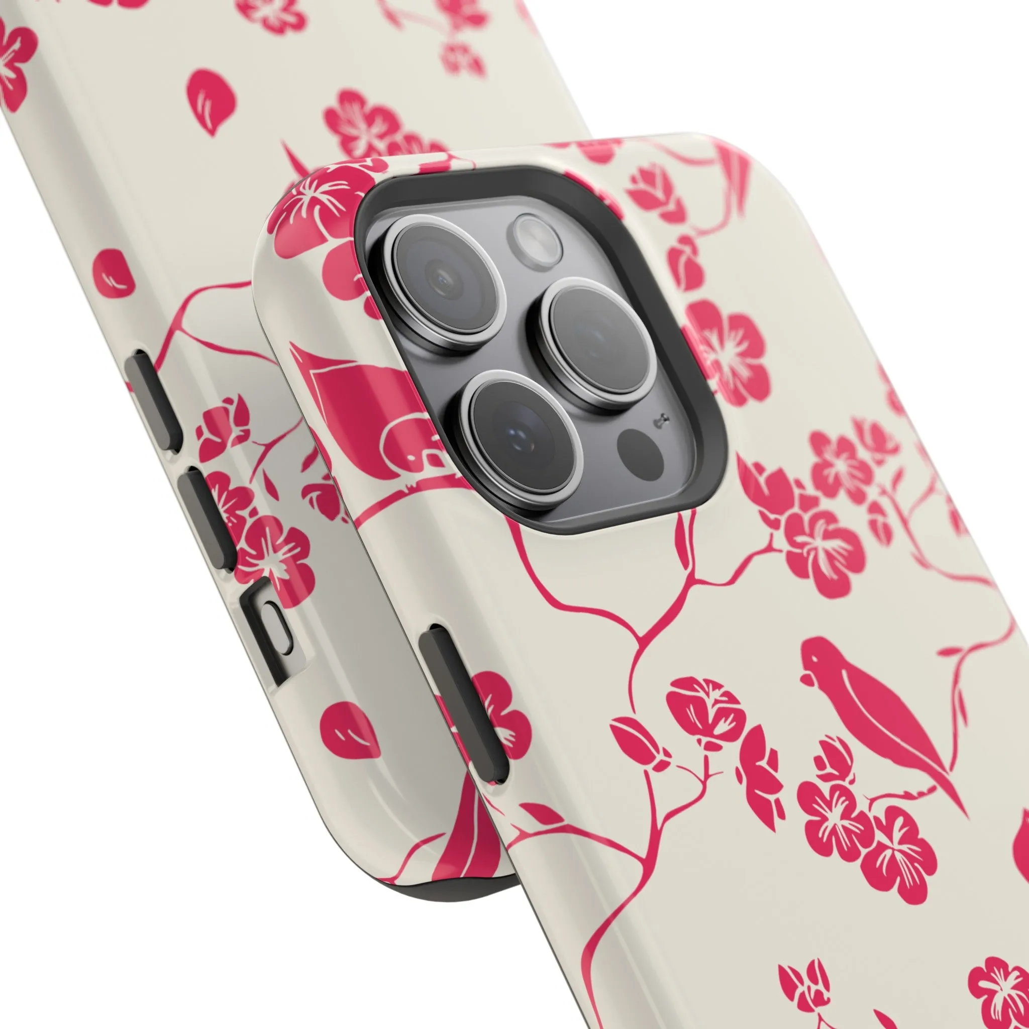 Birdsong Blooms | Red Floral Case