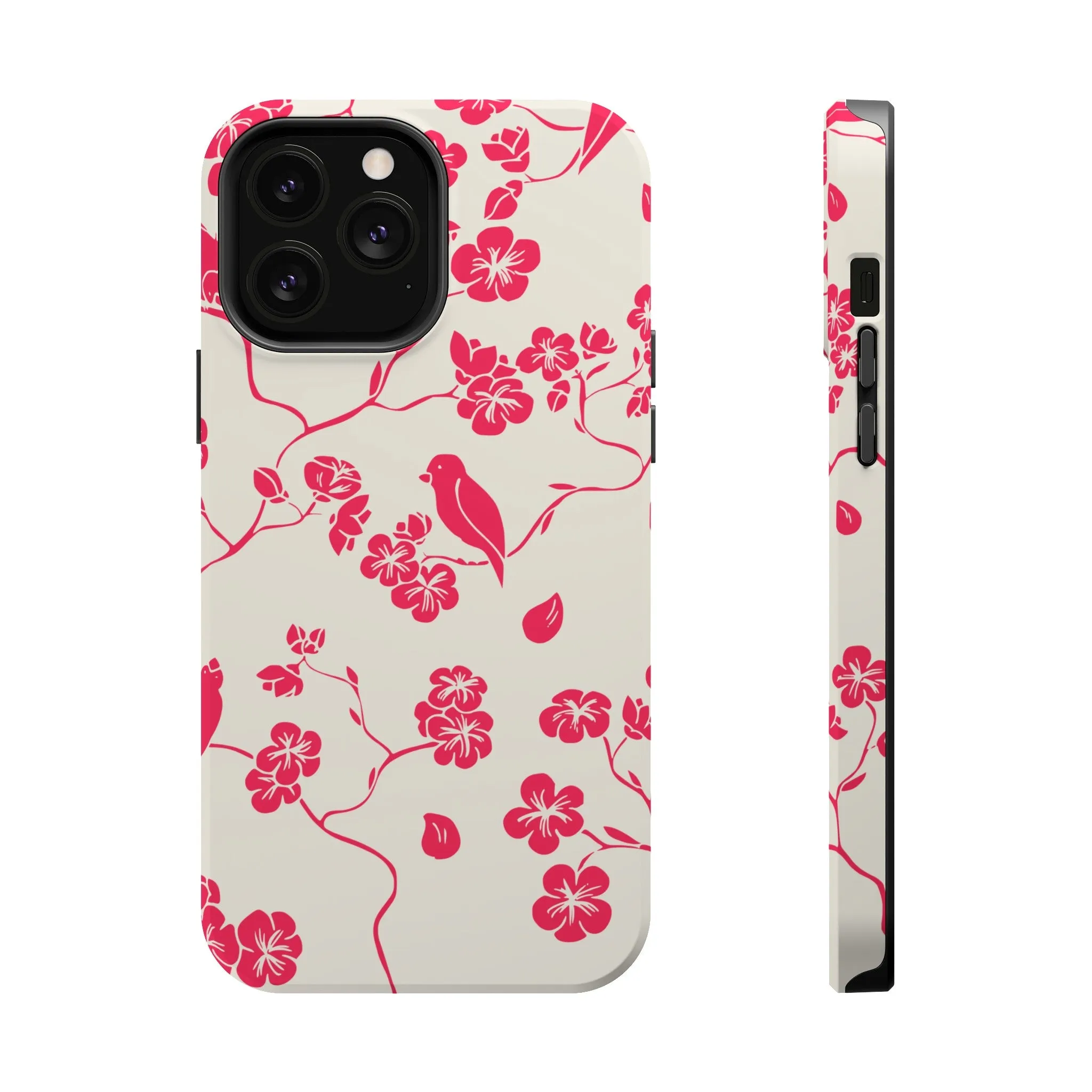 Birdsong Blooms | Red Floral Case