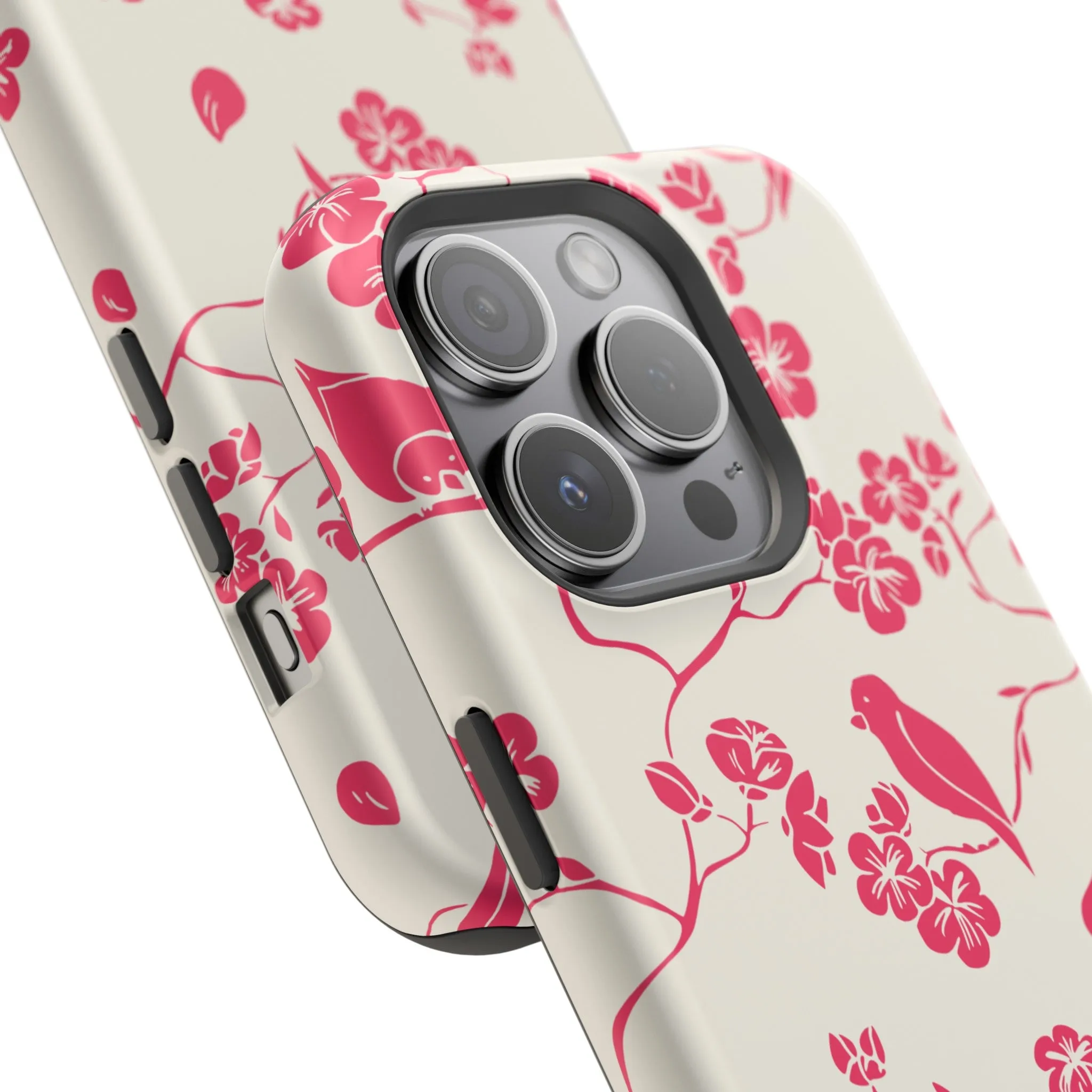Birdsong Blooms | Red Floral Case