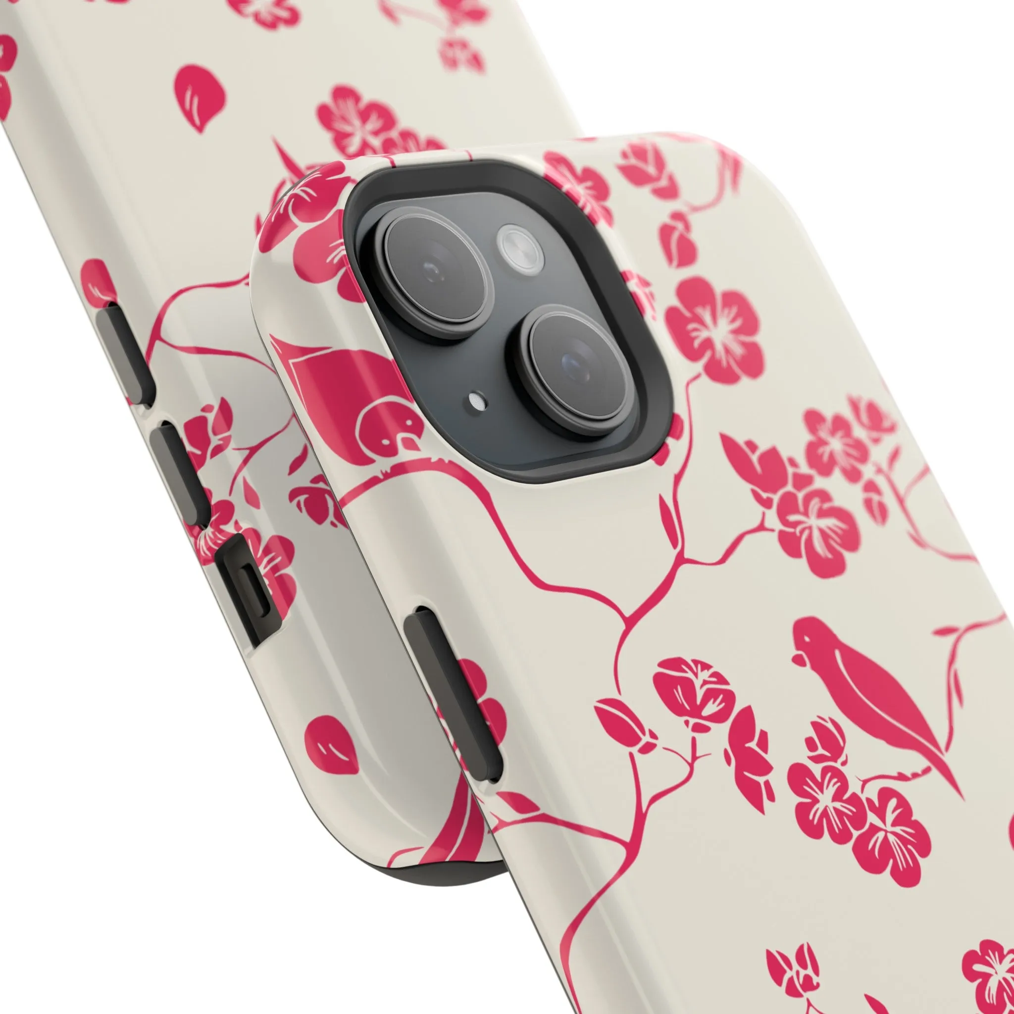 Birdsong Blooms | Red Floral Case