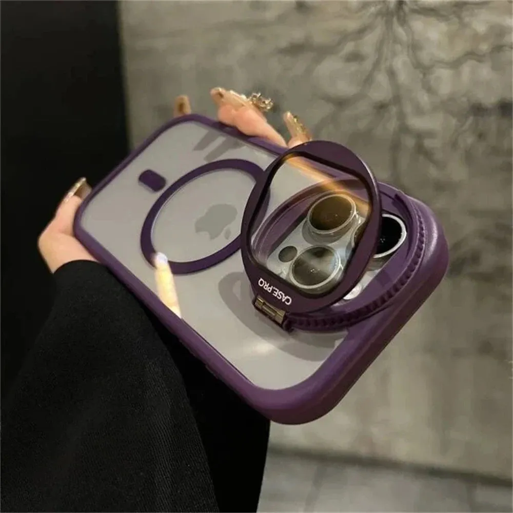 Camera Lens Protection Flip Bracket Stand for MagSafe Magnetic Case