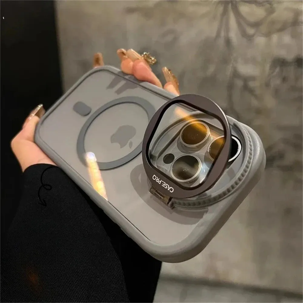 Camera Lens Protection Flip Bracket Stand for MagSafe Magnetic Case