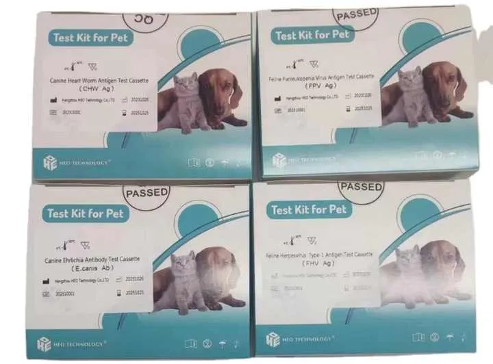 Canine Distemper Virus Test Parvovirus Test Combo. مجموعة اختبار فيروس النكاف الكلبي، مجموعة اختبار فيروس البارفو،
