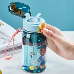 Cartoon Leakproof Kids Sippy Cup with Straw