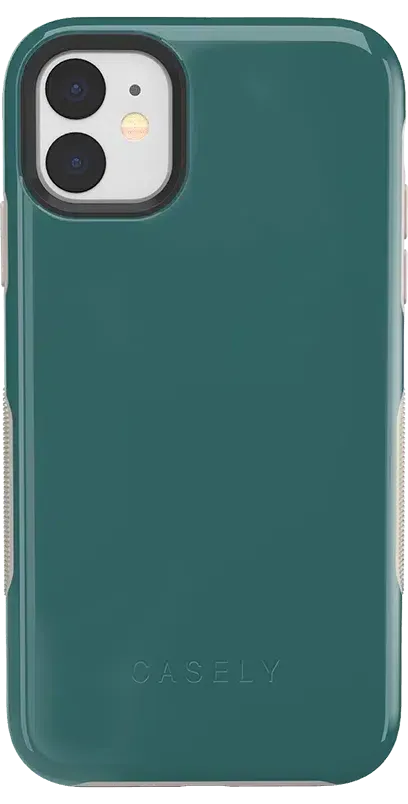 Deep Teal on Nude | Ultra-Protective Bold Case