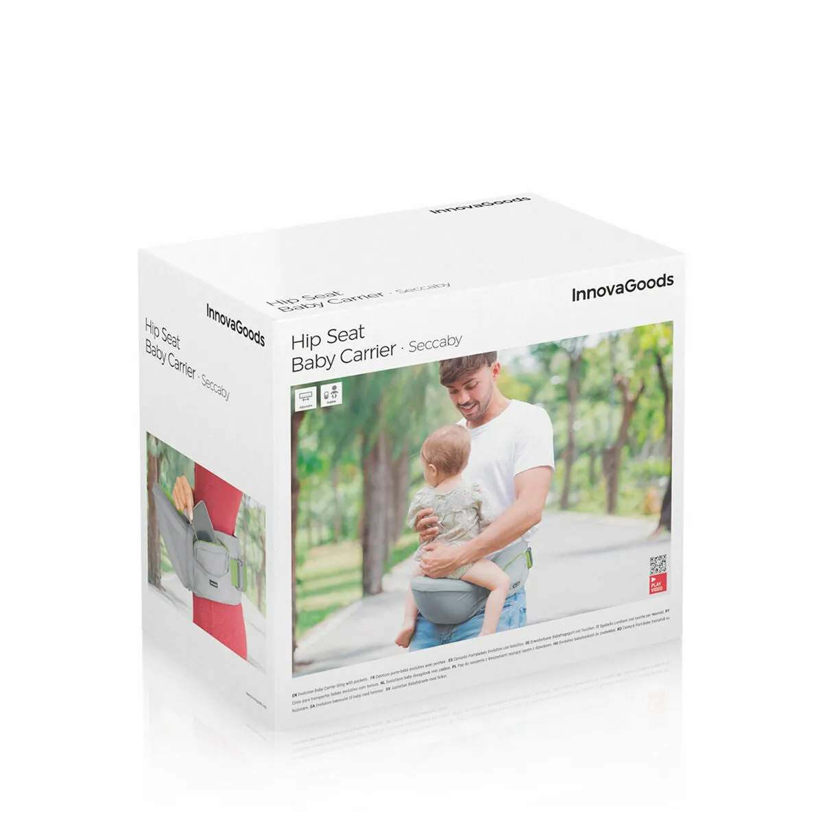 Developmental Waist Belt Baby Carrier with Pockets Seccaby Innovagoods