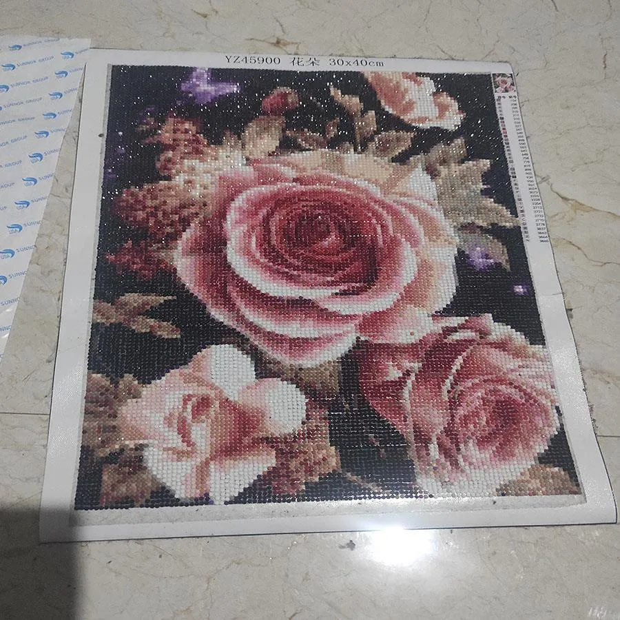 Glowing Guitar Diamond Painting | Musical Instrument Diamond Painting Kit | Full Round/Square Rhinestones