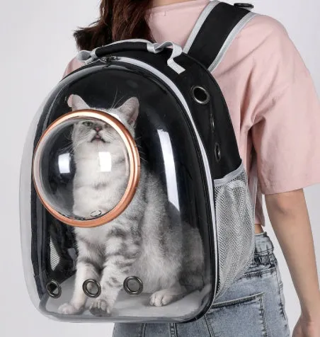 Going Out Cat Carrying Bag Supplies Box  School  Dog Backpack  / Bolsa de transporte para gatos para salir Caja de suministros Mochila escolar para perros