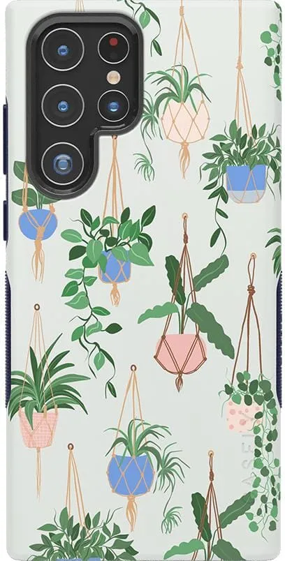 Hanging Around | Potted Plants Floral Samsung Case