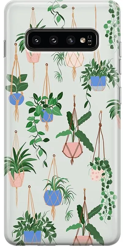 Hanging Around | Potted Plants Floral Samsung Case