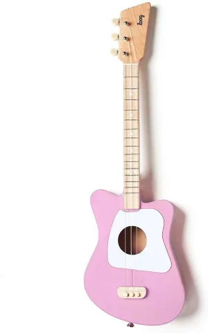 Loog Mini Acoustic Guitar in Pink