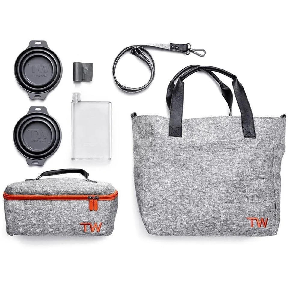 The Weekend Tote Dog Walking Bag Set by Travel Wags