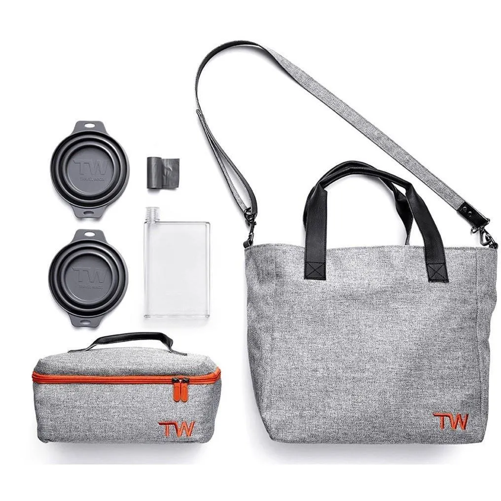 The Weekend Tote Dog Walking Bag Set by Travel Wags