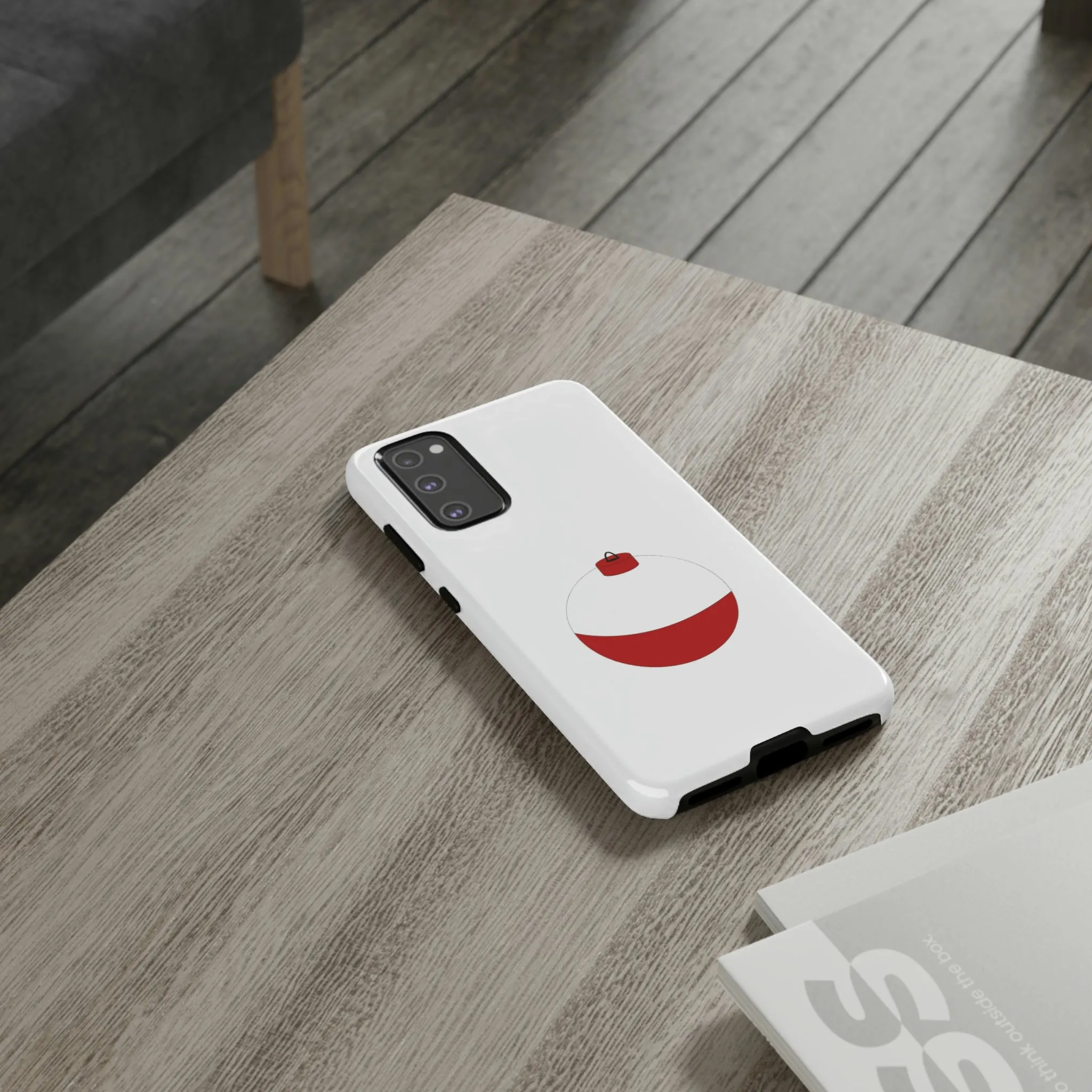 Traditional Red & White Bobber - Single - White - Tough Cases