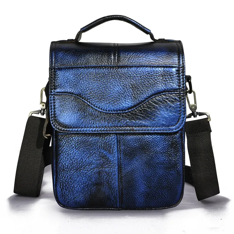 West Louis Casual Design Tablet Size Leather Crossbody Bag