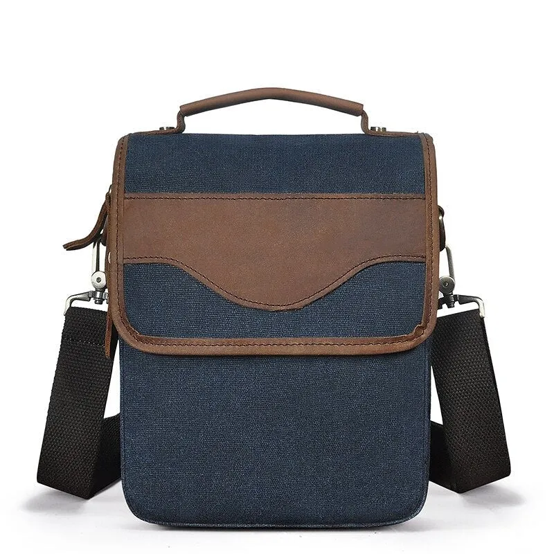 West Louis Casual Design Tablet Size Leather Crossbody Bag