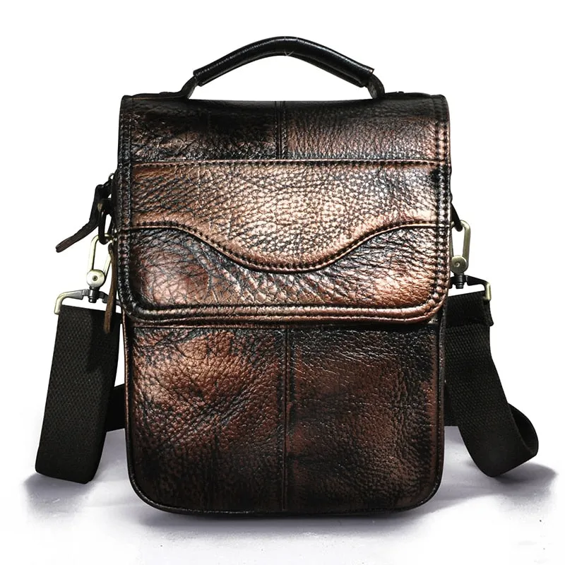 West Louis Casual Design Tablet Size Leather Crossbody Bag