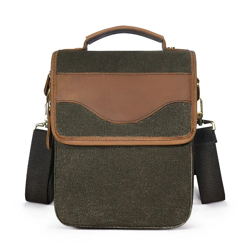 West Louis Casual Design Tablet Size Leather Crossbody Bag
