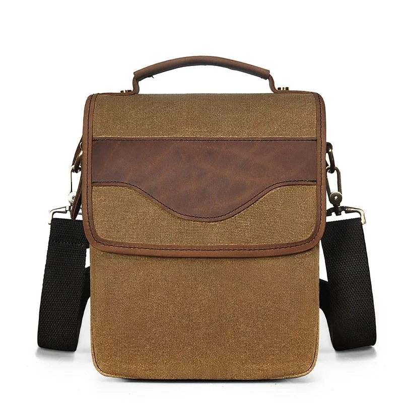 West Louis Casual Design Tablet Size Leather Crossbody Bag