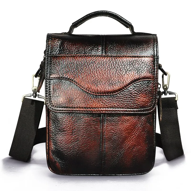 West Louis Casual Design Tablet Size Leather Crossbody Bag