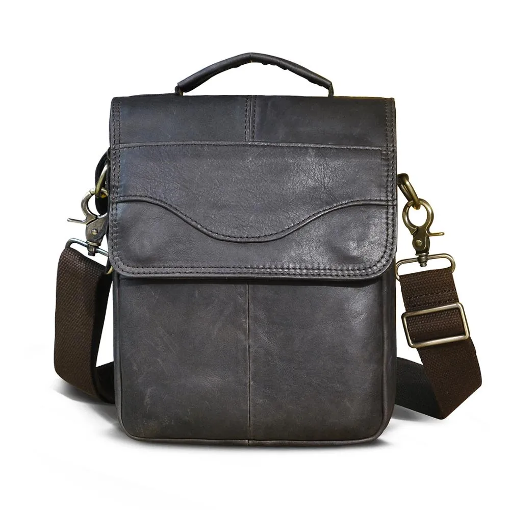 West Louis Casual Design Tablet Size Leather Crossbody Bag