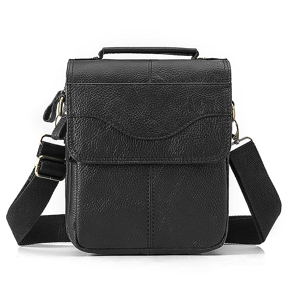 West Louis Casual Design Tablet Size Leather Crossbody Bag
