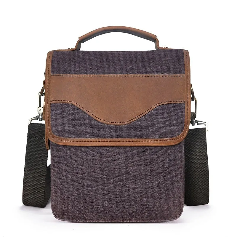 West Louis Casual Design Tablet Size Leather Crossbody Bag