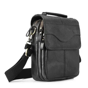 West Louis Casual Design Tablet Size Leather Crossbody Bag