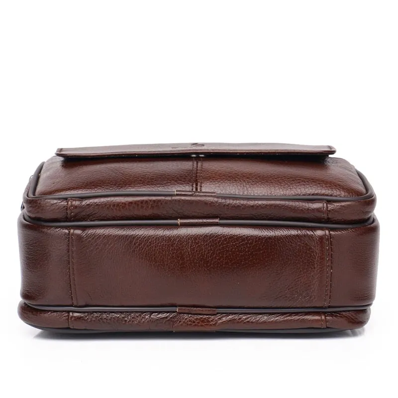 West Louis Casual Genuine Leather Shoulder Crossbody Bag